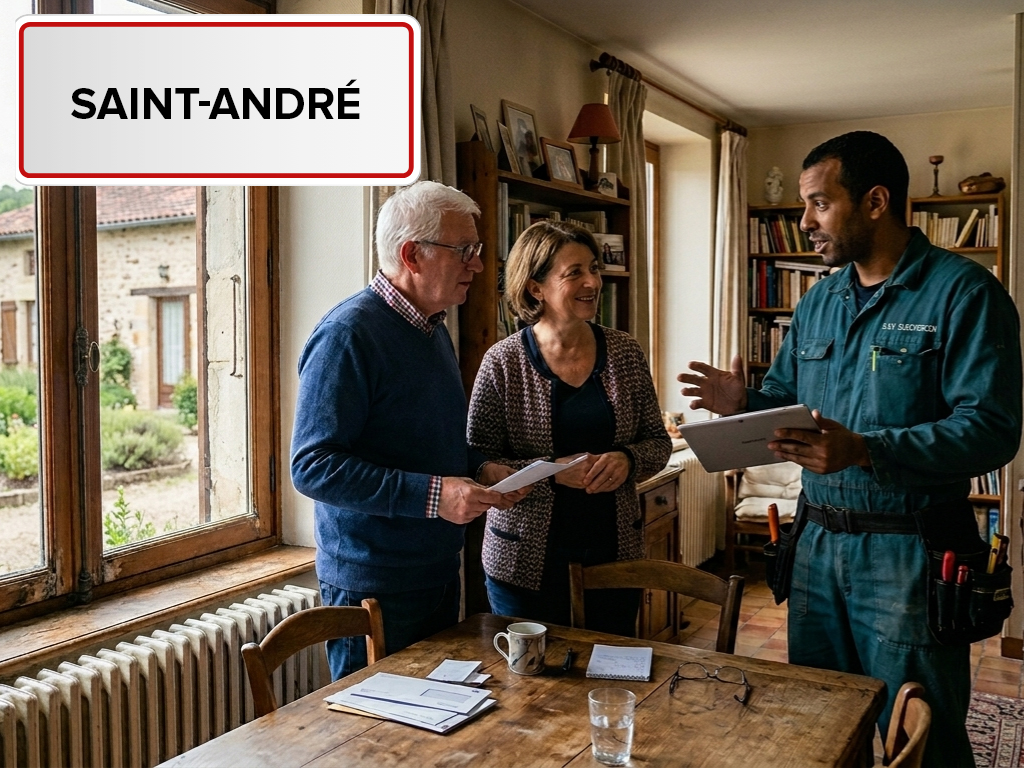 Installation de pompe à chaleur à Saint-André (45320) dans le Loiret