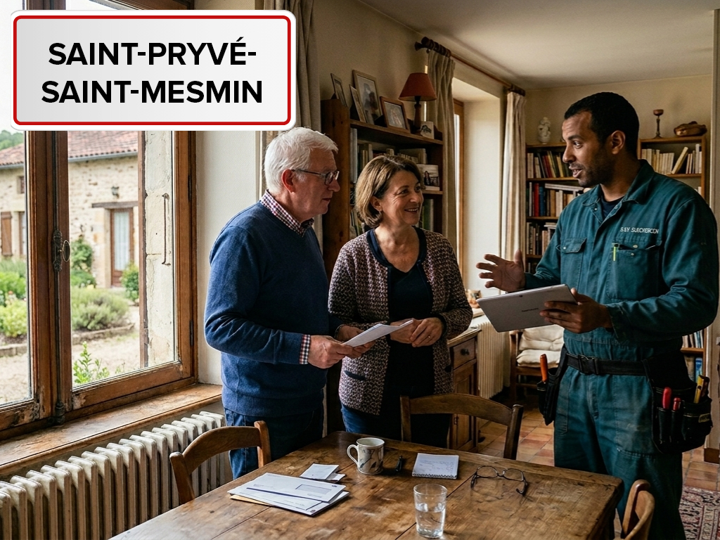 Installation de pompe à chaleur à Saint-Pryvé-Saint-Mesmin (45750) dans le Loiret